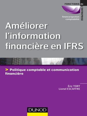 cover image of Améliorer l'information financière en IFRS